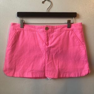 Hot Pink Lilly Pulitzer Skort Size 8